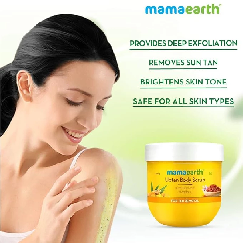 Mamaearth Ubtan Body Scrub, 200 g-3.webp